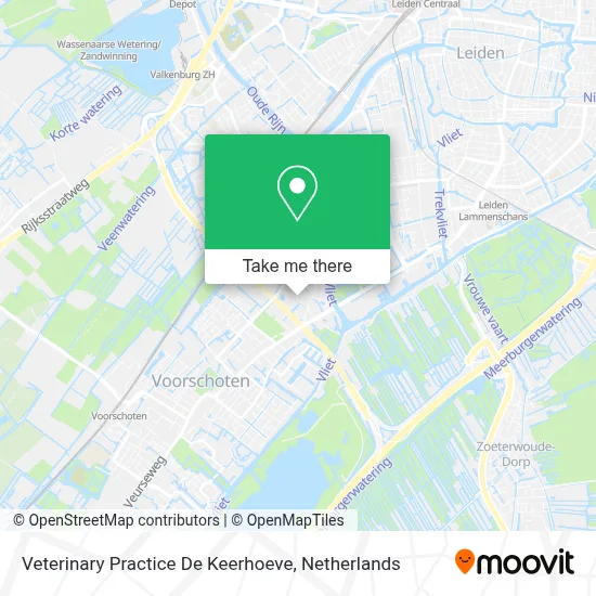 Veterinary Practice De Keerhoeve map