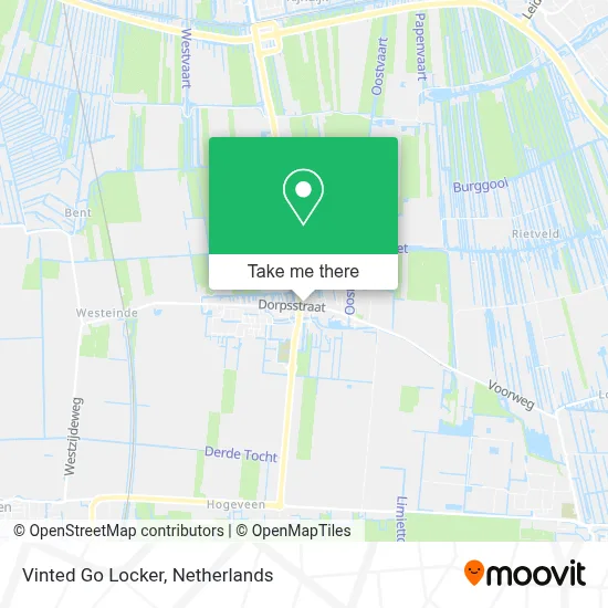 Vinted Go Locker map