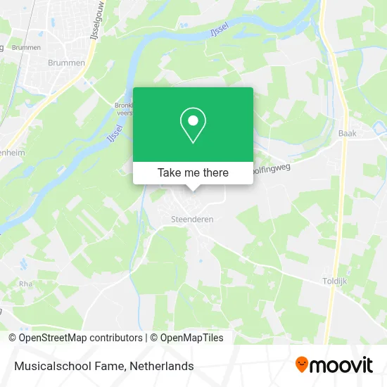 Musicalschool Fame map