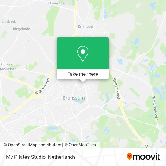 My Pilates Studio map
