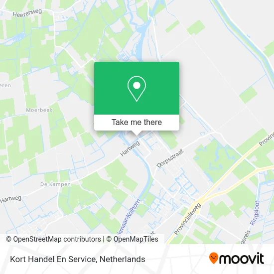 Kort Handel En Service map