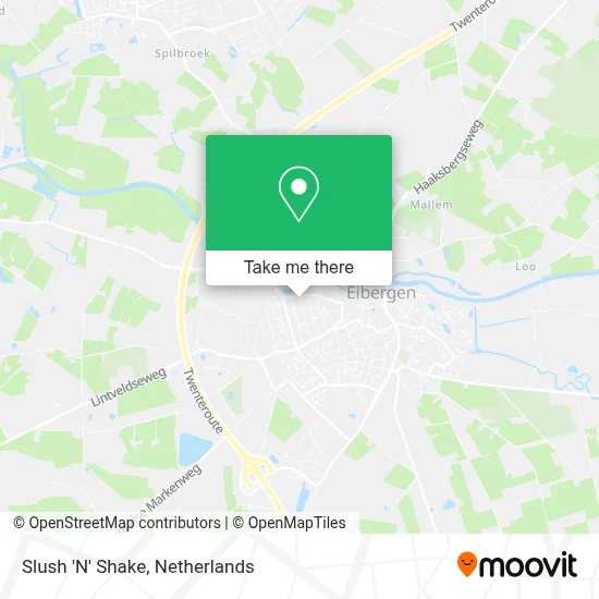 Slush 'N' Shake map