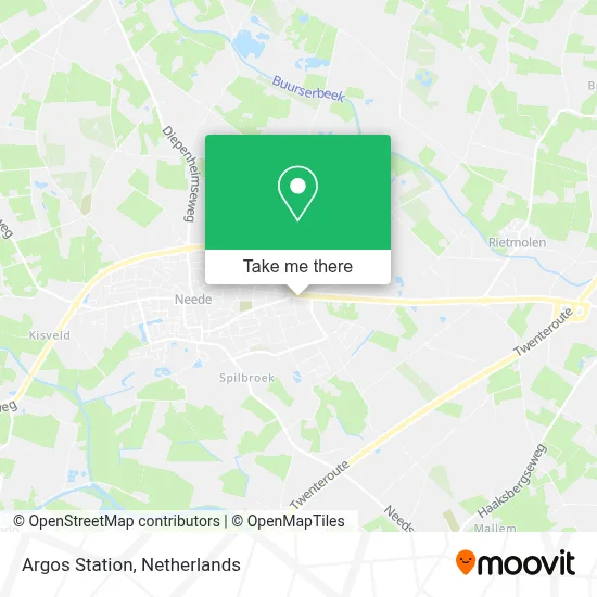 Argos Station map