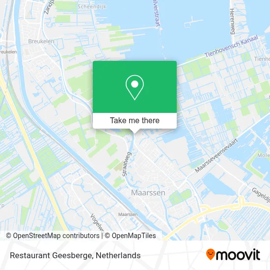 Restaurant Geesberge map