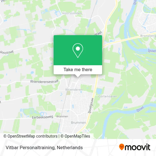 Vitbar Personaltraining map