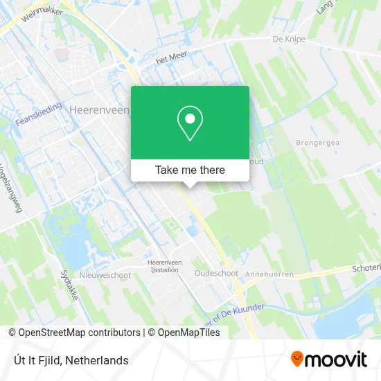 Út It Fjild map