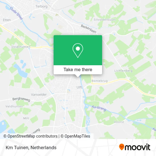 Km Tuinen map