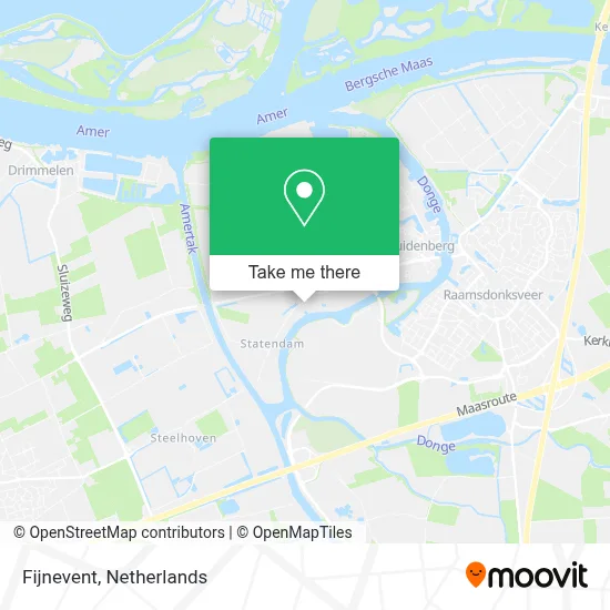 Fijnevent map