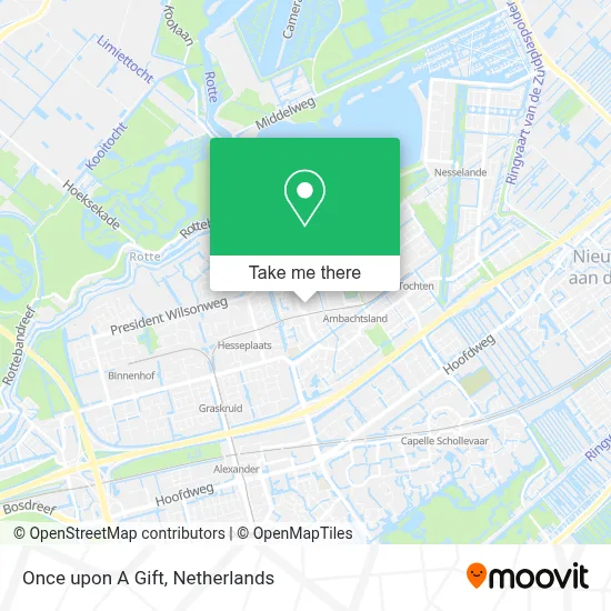 Once upon A Gift map