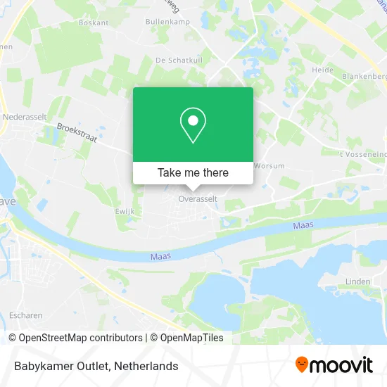 Babykamer Outlet map