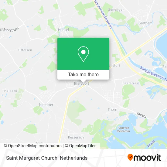 Sint-Margarethakerk map