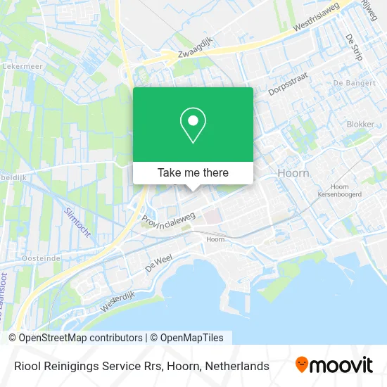 Riool Reinigings Service Rrs, Hoorn map