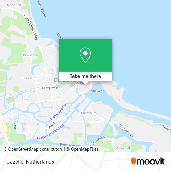 Gazelle map