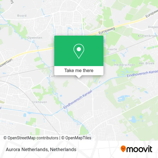 Aurora Netherlands map