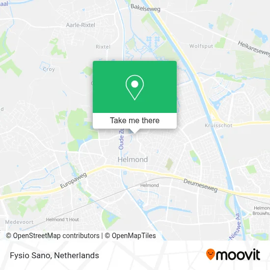 Fysio Sano map