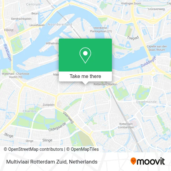 Multivlaai Rotterdam Zuid map