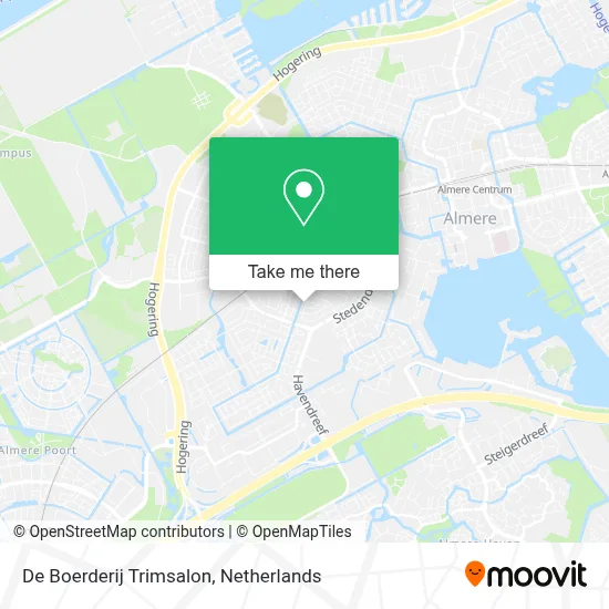 De Boerderij Trimsalon map