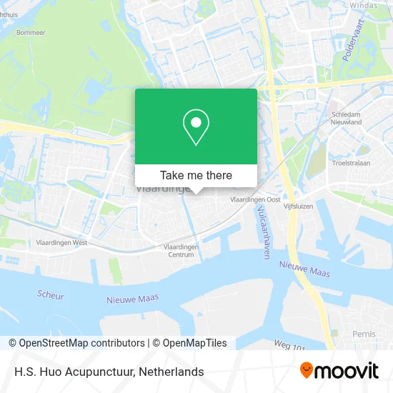 H.S. Huo Acupunctuur map