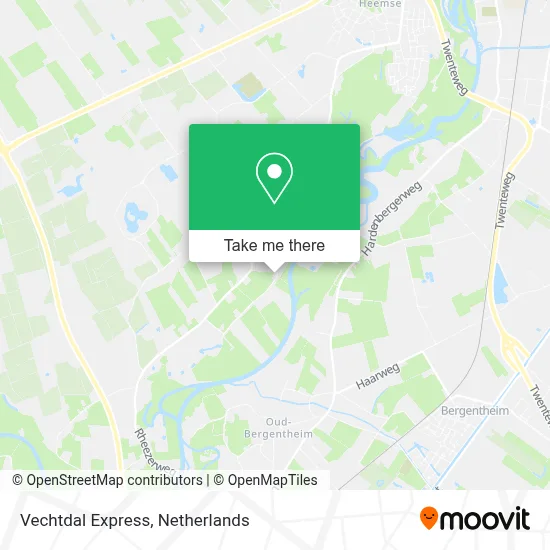 Vechtdal Express map