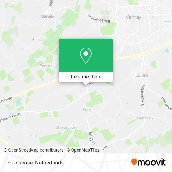 Podosense map