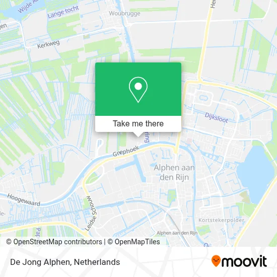 De Jong Alphen map