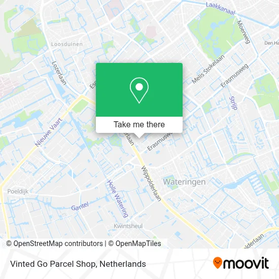 Vinted Go Parcel Shop Karte