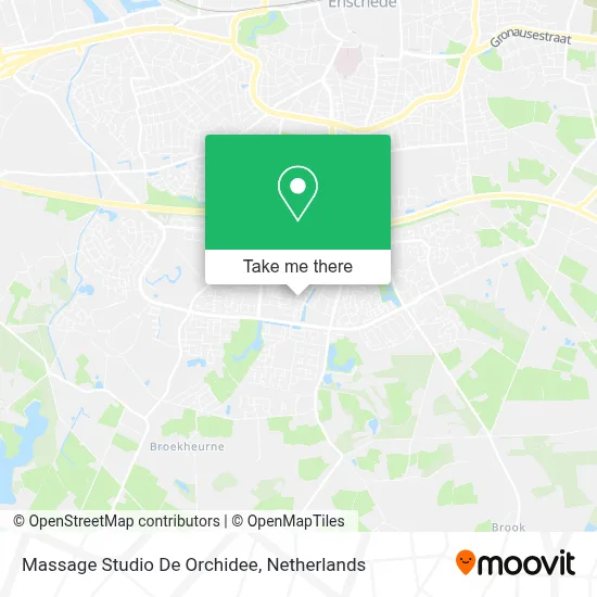 Massage Studio De Orchidee map