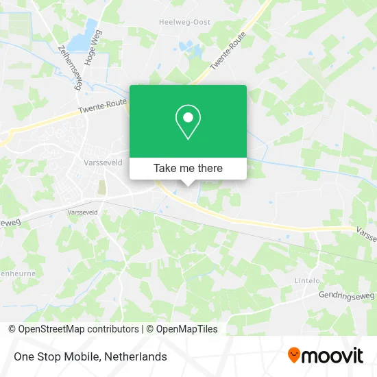One Stop Mobile map