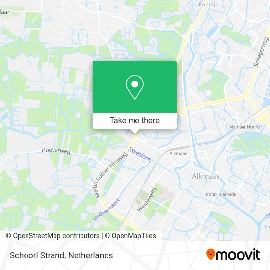 Schoorl Strand map