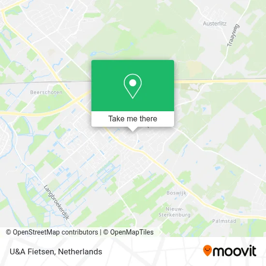 U&A Fietsen map