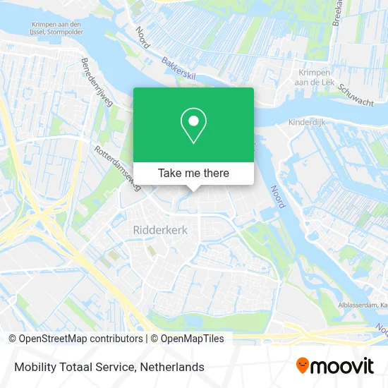 Mobility Totaal Service map