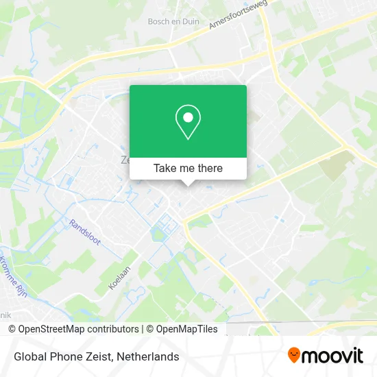 Global Phone Zeist map