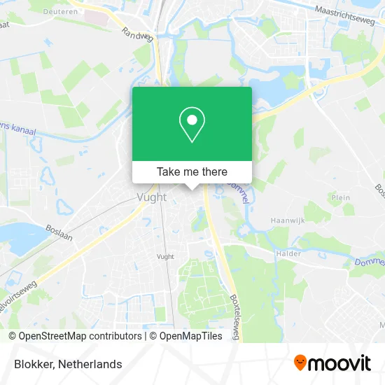 Blokker map