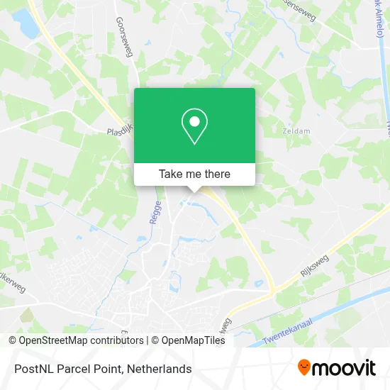 Postnl Pakketpunt map