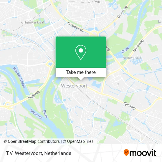 T.V. Westervoort map