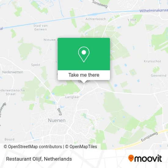 Restaurant Olijf map