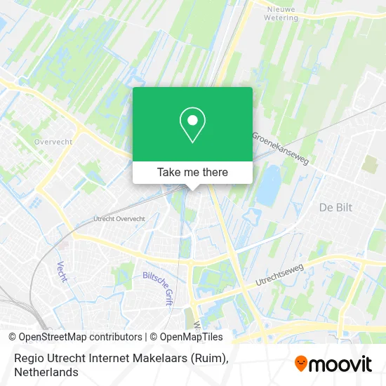 Regio Utrecht Internet Makelaars (Ruim) map