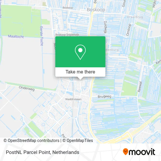Postnl Pakketpunt map