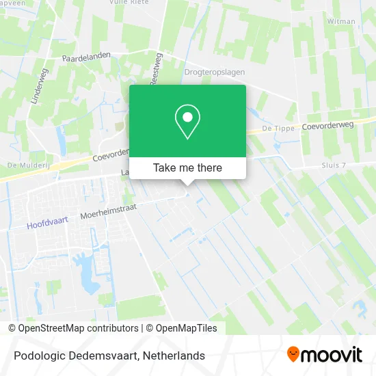 Podologic Dedemsvaart map