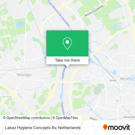 Labaz Hygiene Concepts Bv map