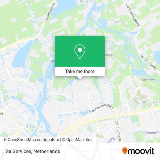 Sa Services map