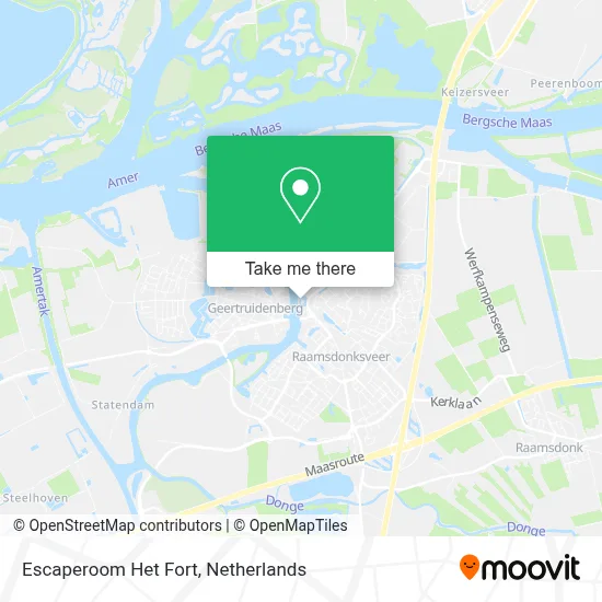 Escaperoom Het Fort map