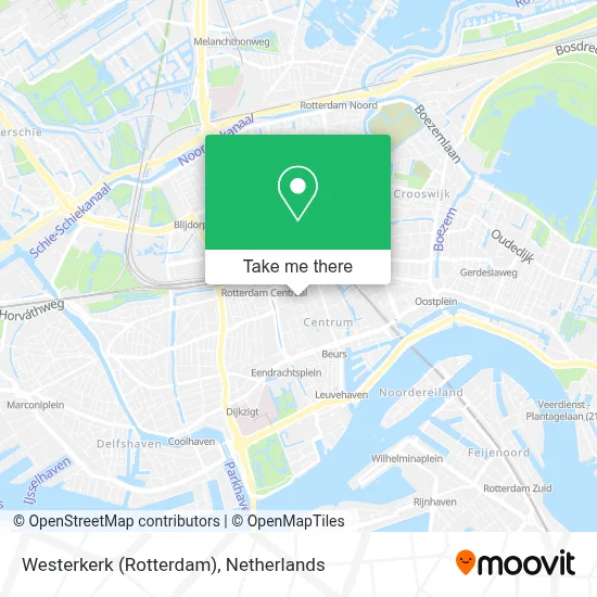 Westerkerk (Rotterdam) map