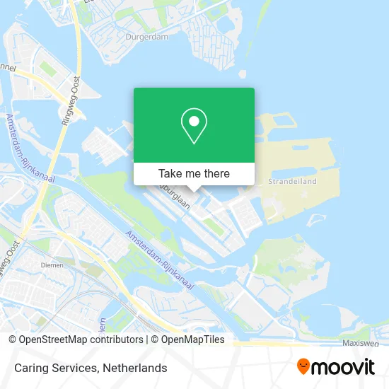 Caring Services map