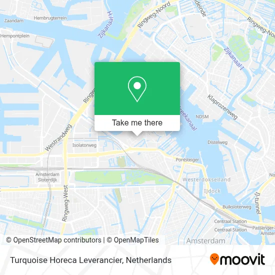 Turquoise Horeca Leverancier map