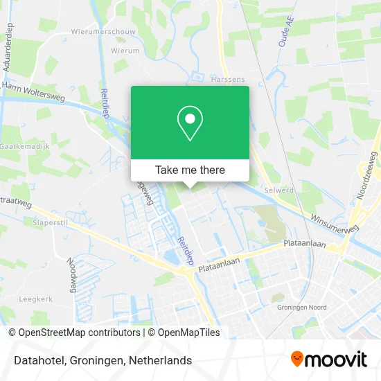 Datahotel, Groningen map
