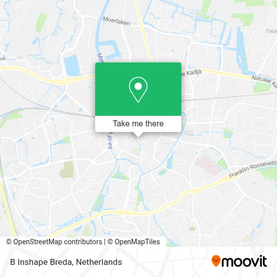 B Inshape Breda Karte