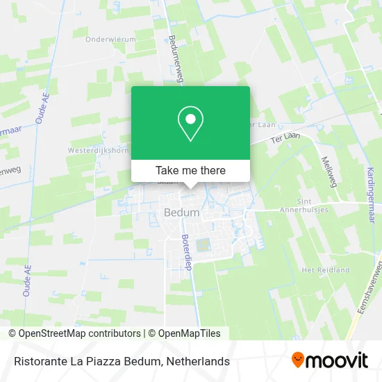 Ristorante La Piazza Bedum map