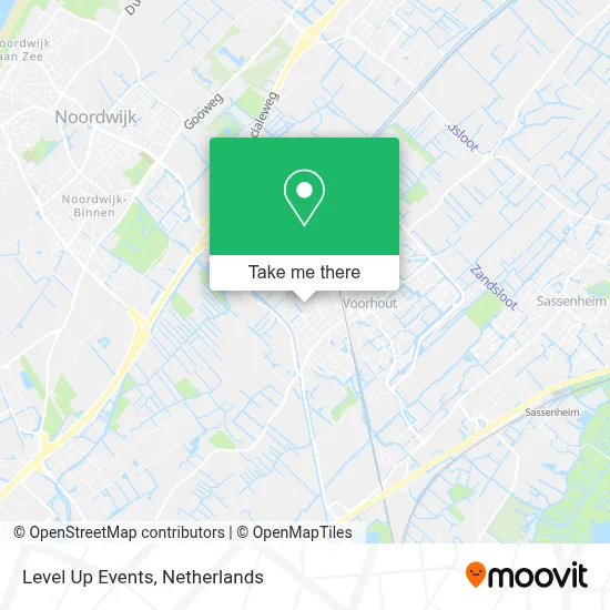 Level Up Events map