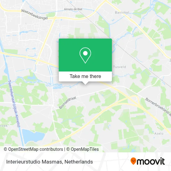 Interieurstudio Masmas map